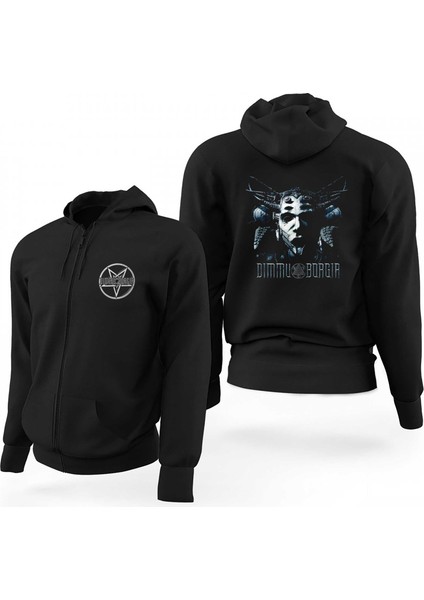 Dimmu Borgir Abrahadabra Siyah Fermuarlı Limited Edition Kapşonlu Sweatshirt