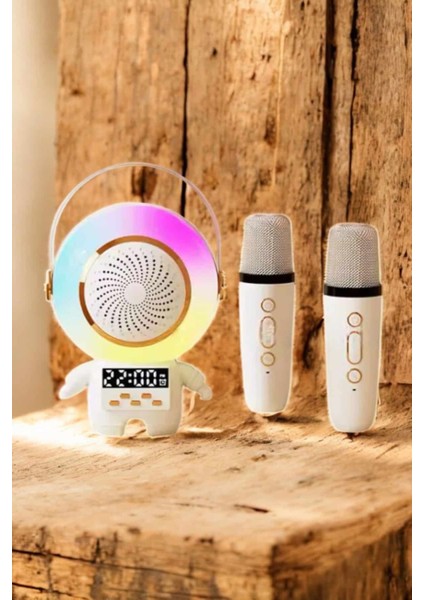 Çocuklara Özel Kablosuz Bluetooth Bağlantılı Karaoke Mikrofon