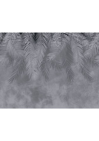 Tropik Yapraklar Desenli Silinebilir Sağlıklı Tekstil Duvar Kağıdı modelleri