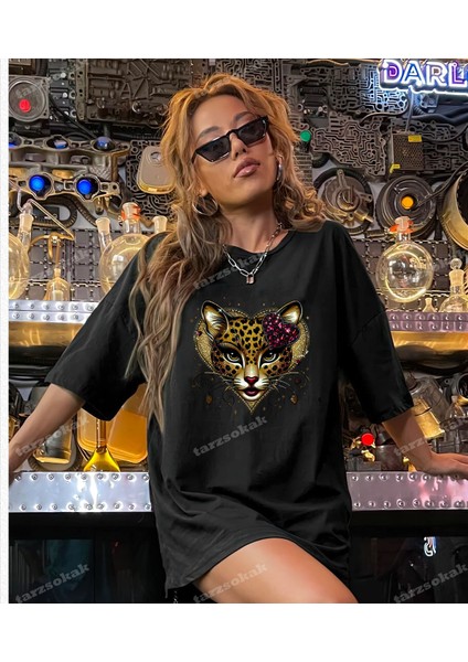 Ateşli Leopar Desen