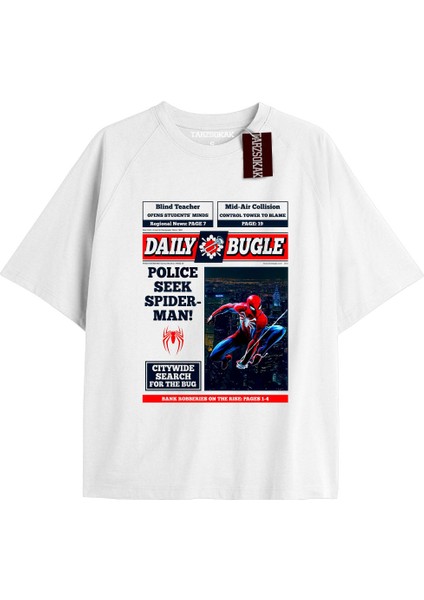 Spider-Man Gazete Baskı Model No Way Home Tshirt