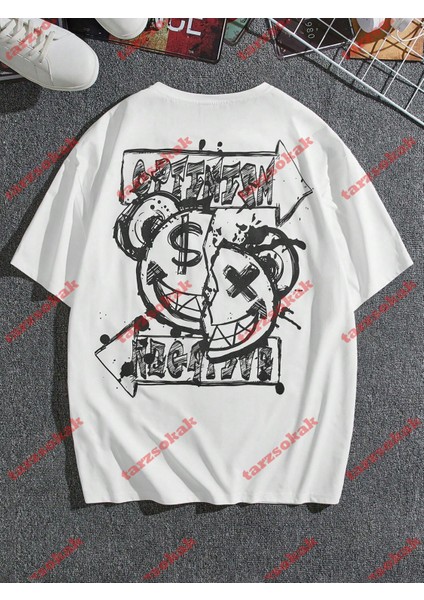 Tarzsokak Model 3207 Erkek Yazlık Yuvarlak Yaka Kısa Kollu Günlük Tişört, Yaz