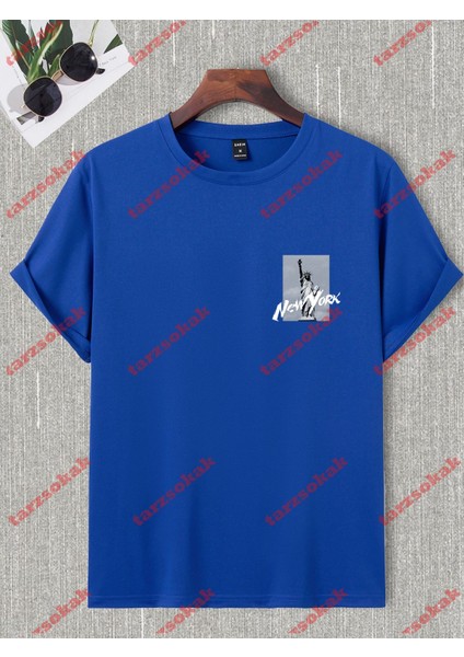 Tarzsokak Model 3238 Erkek Yazlık Yuvarlak Yaka Kısa Kollu Günlük Tişört, Yaz fiyatları