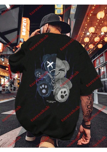 Tarzsokak Model 3328 Erkek Yazlık Yuvarlak Yaka Kısa Kollu Günlük Tişört, Yaz