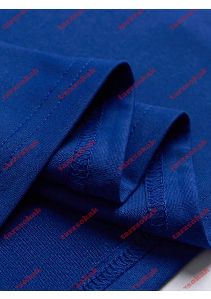 Tarzsokak Model 3238 Erkek Yazlık Yuvarlak Yaka Kısa Kollu Günlük Tişört, Yaz fırsatları