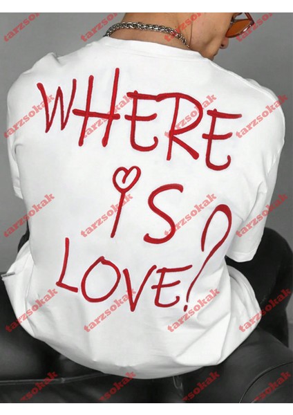 Tarzsokak Model 3204 Erkek Yazlık Yuvarlak Yaka Kısa Kollu Günlük Tişört, Yaz