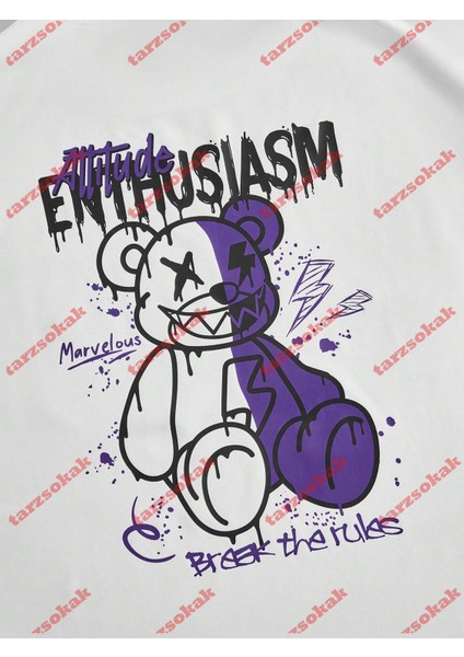 Tarzsokak Model 3636 Erkek Yazlık Yuvarlak Yaka Kısa Kollu Günlük Tişört, Yaz modelleri