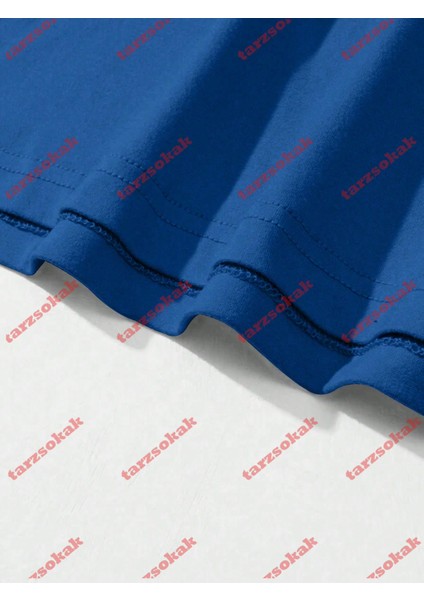 Tarzsokak Model 3937 Erkek Yazlık Yuvarlak Yaka Kısa Kollu Günlük Tişört, Yaz indirimleri