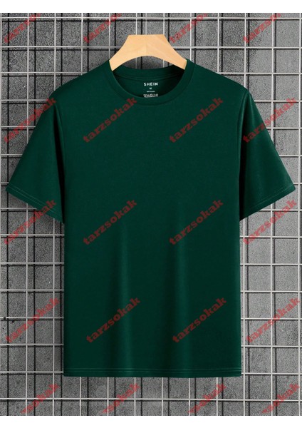 Tarzsokak Model 3235 Erkek Yazlık Yuvarlak Yaka Kısa Kollu Günlük Tişört, Yaz fiyatları