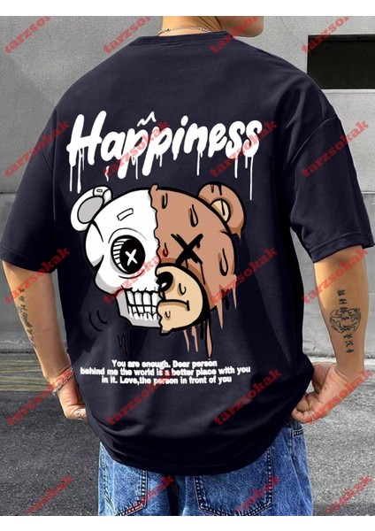 Tarzsokak Model 3370 Erkek Yazlık Yuvarlak Yaka Kısa Kollu Günlük Tişört, Yaz