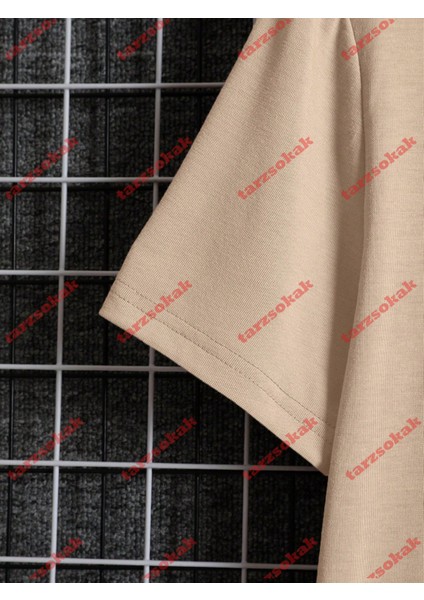 Tarzsokak Model 3630 Erkek Yazlık Yuvarlak Yaka Kısa Kollu Günlük Tişört, Yaz fırsatları