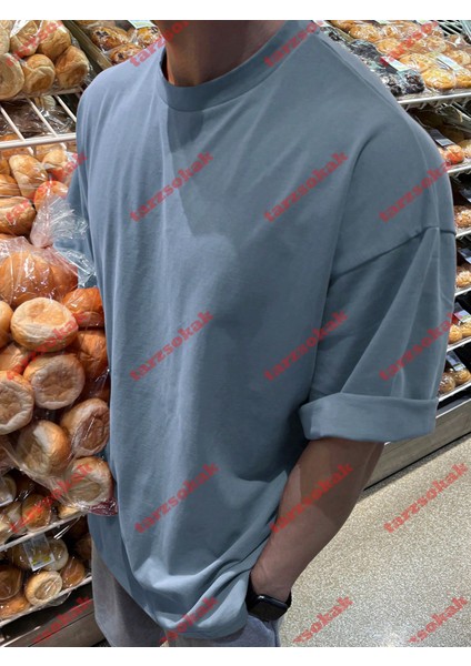 Tarzsokak Model 3375 Erkek Yazlık Yuvarlak Yaka Kısa Kollu Günlük Tişört, Yaz fırsatları