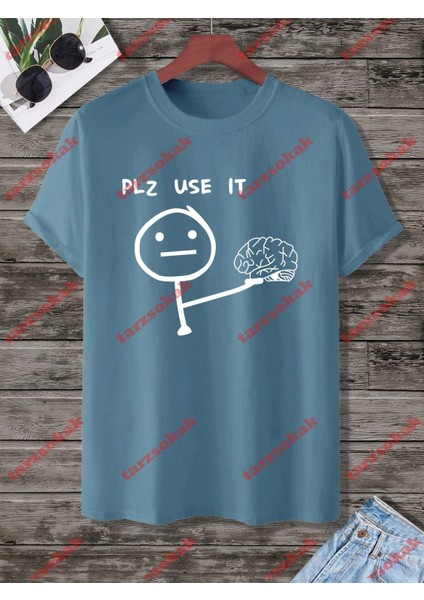 Tarzsokak Model 3473 Erkek Yazlık Yuvarlak Yaka Kısa Kollu Günlük Tişört, Yaz fırsatları