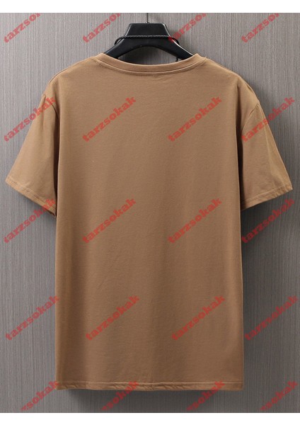 Tarzsokak Model 3683 Erkek Yazlık Yuvarlak Yaka Kısa Kollu Günlük Tişört, Yaz fiyatları