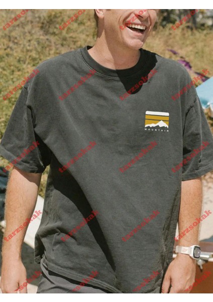 Tarzsokak Model 3504 Erkek Yazlık Yuvarlak Yaka Kısa Kollu Günlük Tişört, Yaz