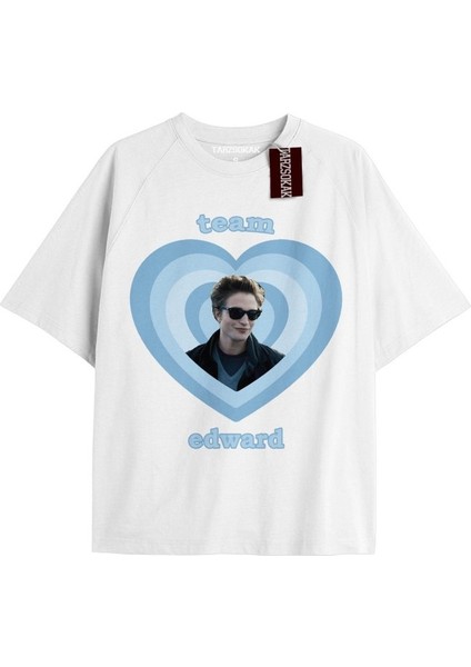 Y2K Twilight Team I Love My Boyfriend Tshirt Kod-Edward