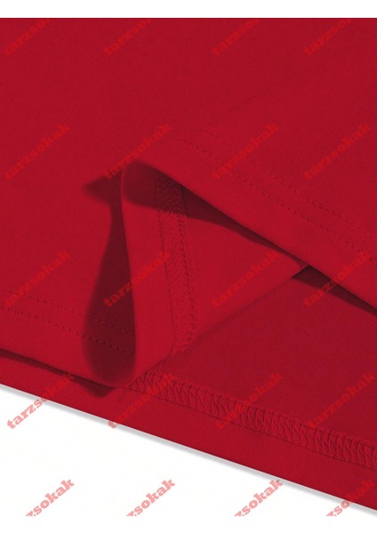 Tarzsokak Model 3897 Erkek Yazlık Yuvarlak Yaka Kısa Kollu Günlük Tişört, Yaz indirimleri