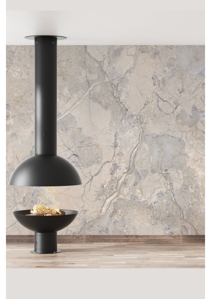 Duvar Kağıdı Çatlak Mermer Desenli Yırtılmaz Tekstil Duvar Kağıdı