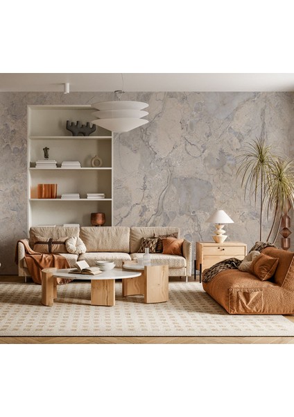 Duvar Kağıdı Çatlak Mermer Desenli Yırtılmaz Tekstil Duvar Kağıdı fiyatları