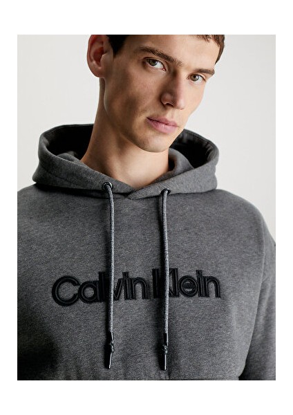 Raısed Embroıdered Logo Hoodıe