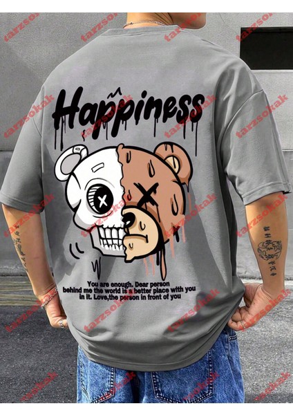 Tarzsokak Model 3241 Erkek Yazlık Yuvarlak Yaka Kısa Kollu Günlük Tişört, Yaz