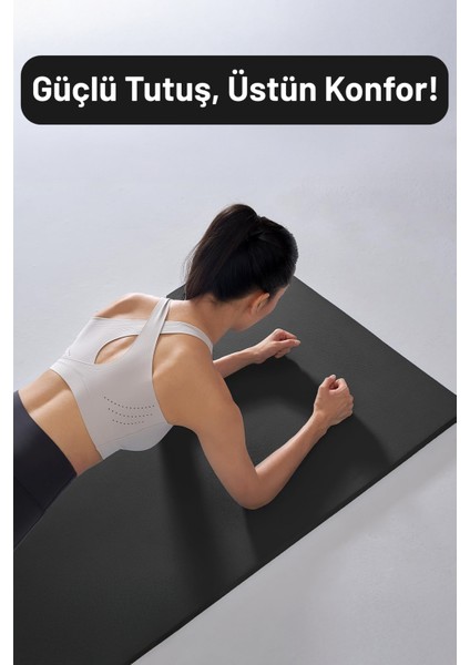 Pilates Yoga Matı Egzersiz Pilates Minderi Kaymaz Taban 180X55 cm