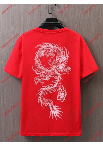 Tarzsokak Model 3208 Erkek Yazlık Yuvarlak Yaka Kısa Kollu Günlük Tişört, Yaz fiyatları