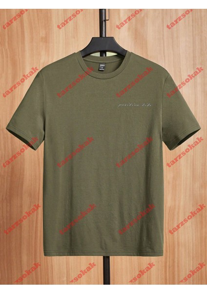 Tarzsokak Model 3371 Erkek Yazlık Yuvarlak Yaka Kısa Kollu Günlük Tişört, Yaz fiyatları