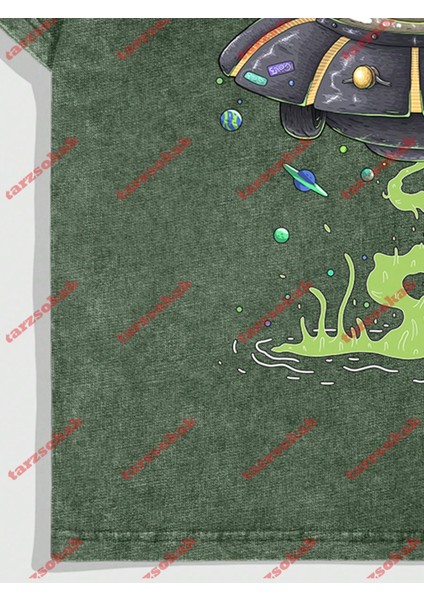 Tarzsokak Model 3496 Erkek Yazlık Yuvarlak Yaka Kısa Kollu Günlük Tişört, Yaz indirimleri