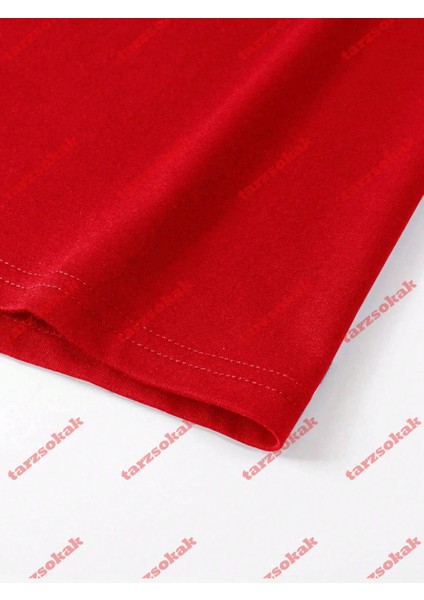 Tarzsokak Model 3376 Erkek Yazlık Yuvarlak Yaka Kısa Kollu Günlük Tişört, Yaz modelleri