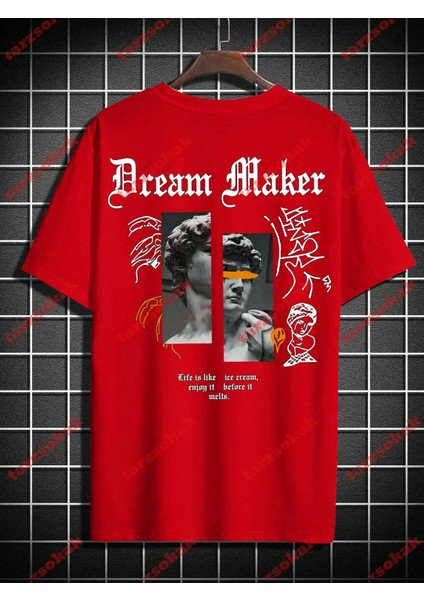 Tarzsokak Model 3376 Erkek Yazlık Yuvarlak Yaka Kısa Kollu Günlük Tişört, Yaz fırsatları