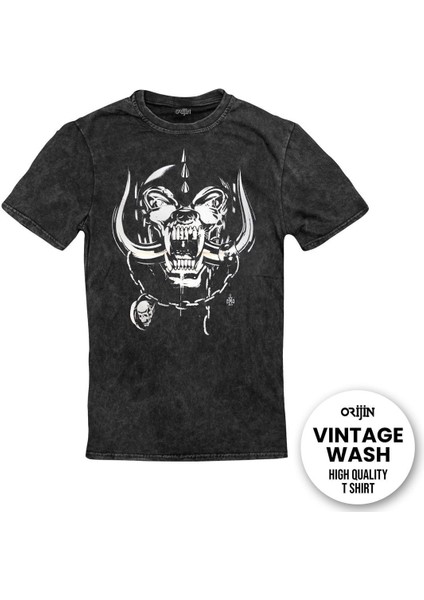 Tarzsokak Motörhead England Ön Arka Baskılı Unisex Yıkamalı Vintage fiyatları