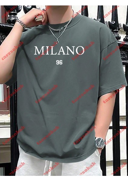 Tarzsokak Model 3799 Erkek Yazlık Yuvarlak Yaka Kısa Kollu Günlük Tişört, Yaz