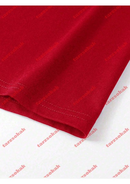 Tarzsokak Model 3615 Erkek Yazlık Yuvarlak Yaka Kısa Kollu Günlük Tişört, Yaz indirimleri