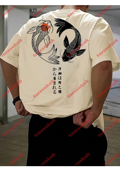 Tarzsokak Model 3175 Erkek Yazlık Yuvarlak Yaka Kısa Kollu Günlük Tişört, Yaz