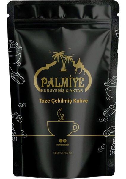 Taze Çekilmiş Kahve 500 gr - Arabica Çekirdek - Filtre & Espresso Uyumlu