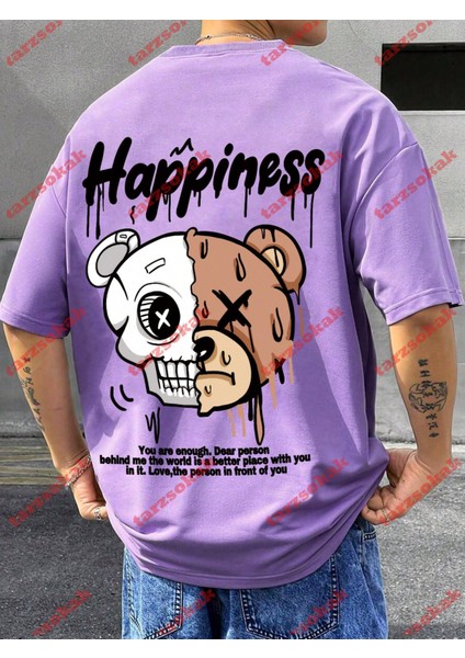 Tarzsokak Model 3656 Erkek Yazlık Yuvarlak Yaka Kısa Kollu Günlük Tişört, Yaz