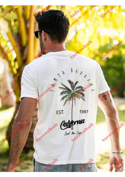 Tarzsokak Model 3512 Erkek Yazlık Yuvarlak Yaka Kısa Kollu Günlük Tişört, Yaz