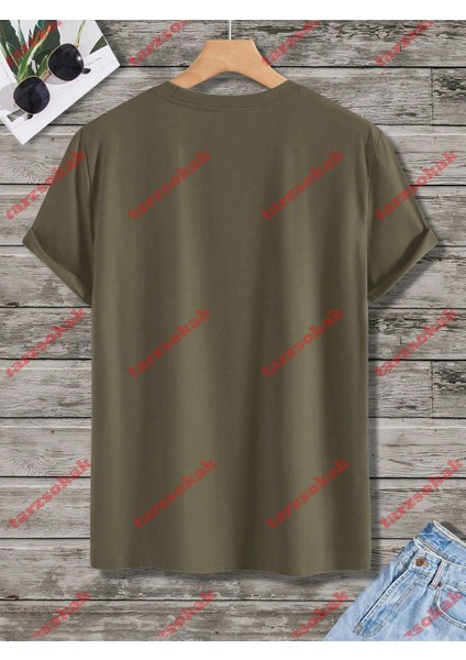 Tarzsokak Model 3564 Erkek Yazlık Yuvarlak Yaka Kısa Kollu Günlük Tişört, Yaz indirimleri