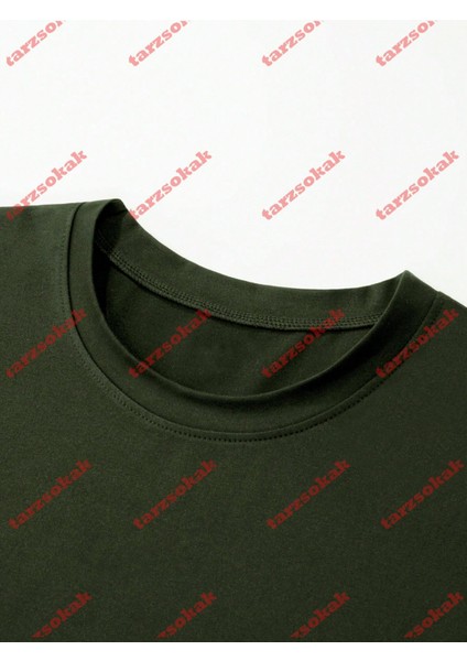 Tarzsokak Model 3953 Erkek Yazlık Yuvarlak Yaka Kısa Kollu Günlük Tişört, Yaz modelleri