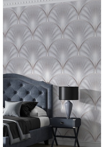 Yaprak Desenli Silinebilir Sağlıklı Tekstil Duvar Kağıdı