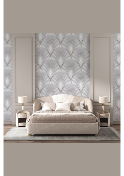 Yaprak Desenli Silinebilir Sağlıklı Tekstil Duvar Kağıdı fırsatları