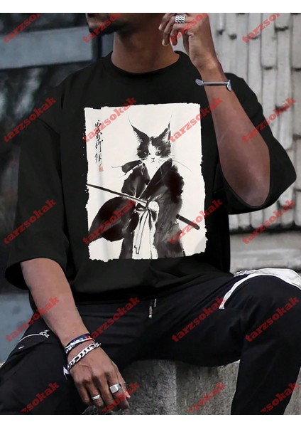 Tarzsokak Model 4015 Erkek Yazlık Yuvarlak Yaka Kısa Kollu Günlük Tişört, Yaz