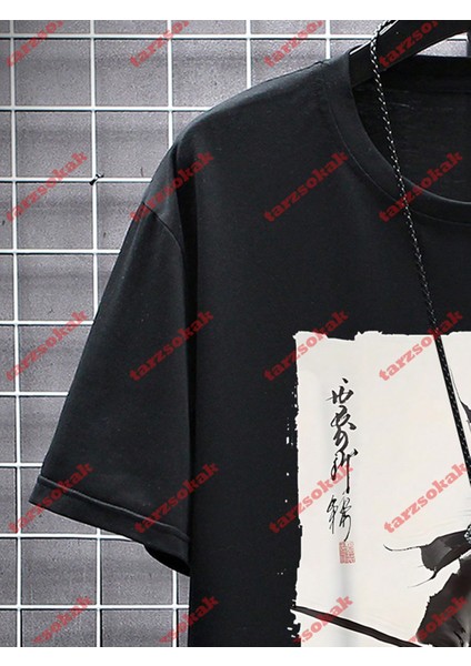 Tarzsokak Model 4015 Erkek Yazlık Yuvarlak Yaka Kısa Kollu Günlük Tişört, Yaz fırsatları