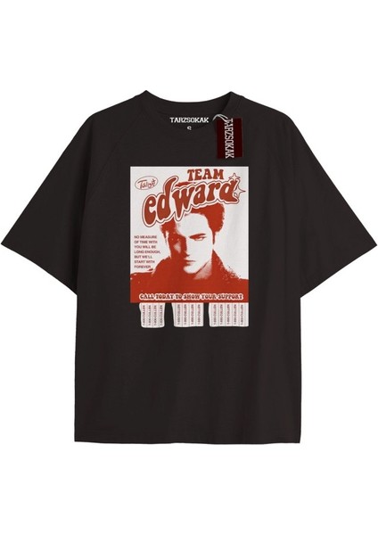 Y2K Twilight Team I Love My Boyfriend Tshirt Kod-Edward