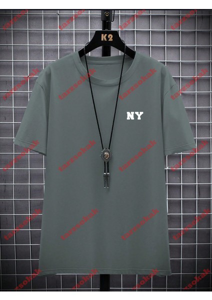 Tarzsokak Model 3643 Erkek Yazlık Yuvarlak Yaka Kısa Kollu Günlük Tişört, Yaz modelleri