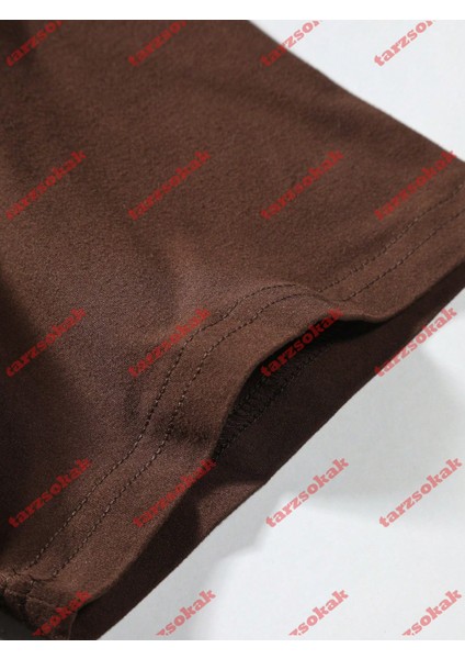 Tarzsokak Model 3643 Erkek Yazlık Yuvarlak Yaka Kısa Kollu Günlük Tişört, Yaz fırsatları