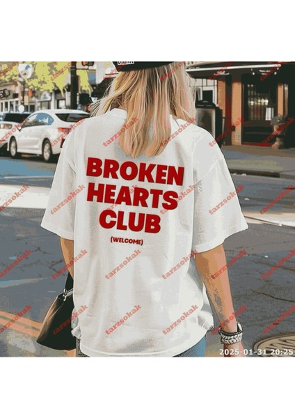 Tarzsokak Slogan Unisex Yazılı Oversize Tshirt TWGWBR24