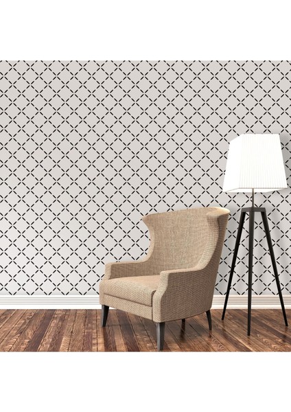 Duvar Kağıdı Simetrik Desenler - Minimalist Dekoratif (En: 600, Boy: 300)