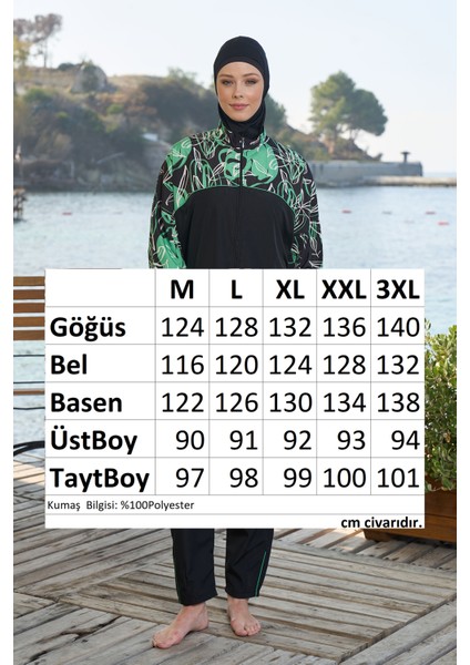 Paraşüt Tam Kapalı Tesettür Mayo 25961 Siyah modelleri